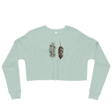 Cargar imagen en el visor de la galería, Tropical Leaf Crop Sweatshirt
