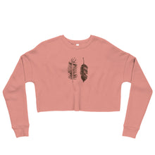 Cargar imagen en el visor de la galería, Tropical Leaf Crop Sweatshirt
